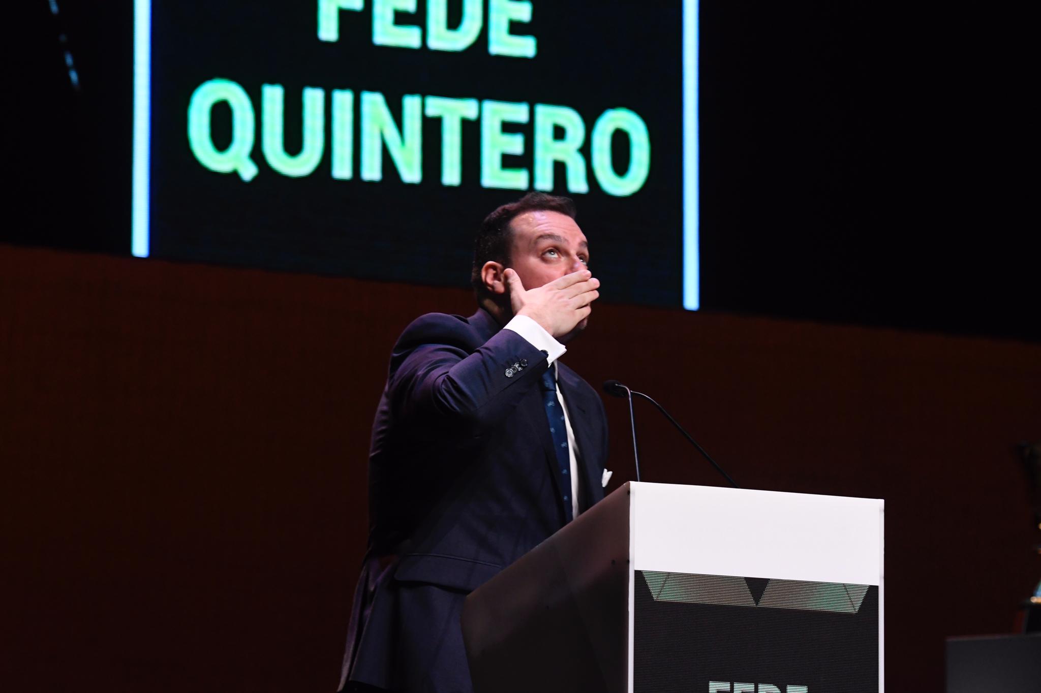Fede Quintero dedica unas palabras a su padre.